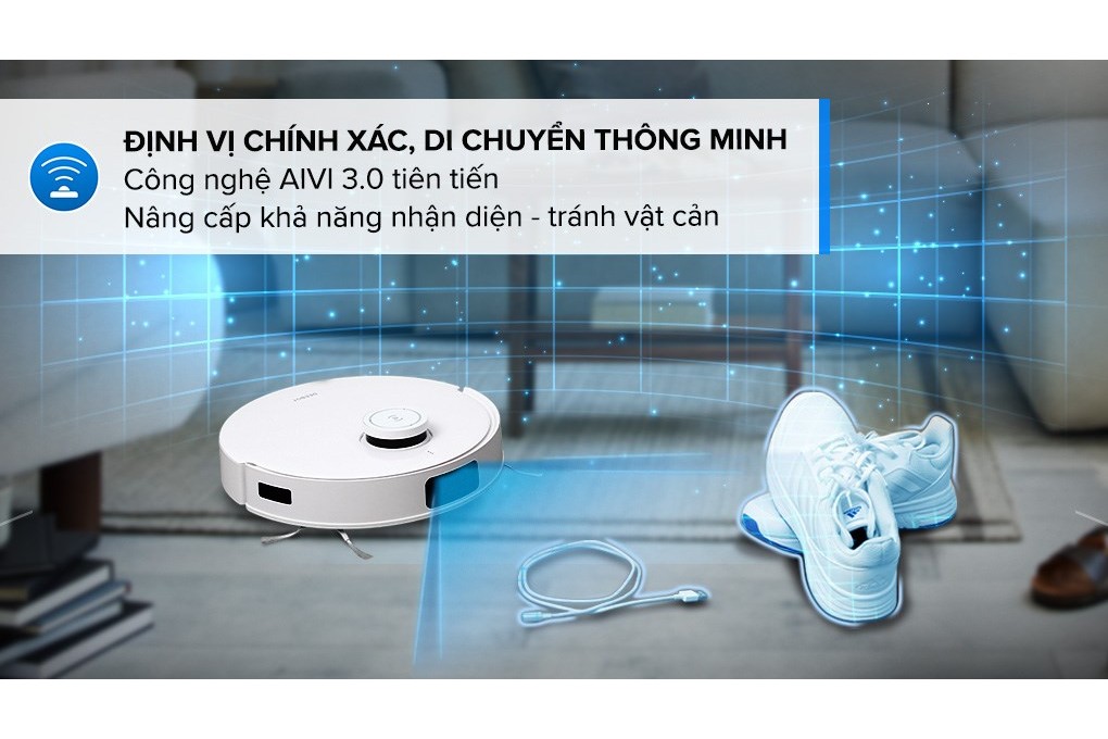 Khả năng vượt vật cản Ecovacs Deebot T10