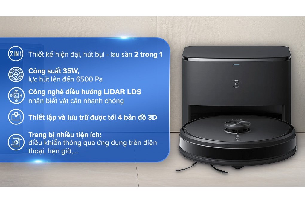 Thiết kế Ecovacs Deebot Y1 PRO PLUS
