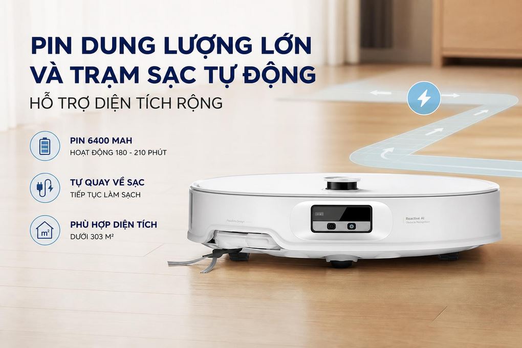 Bộ lọc HEPA, lưu trữ nhiều bản đồ thông minh