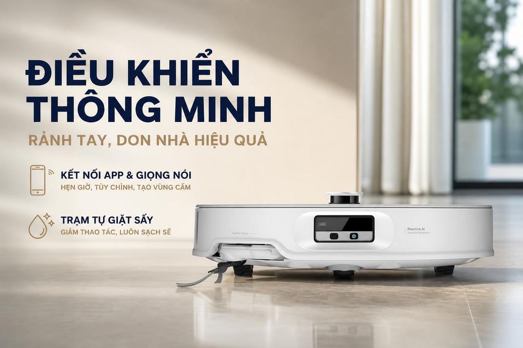 Đa dạng chế độ làm sạch thông minh