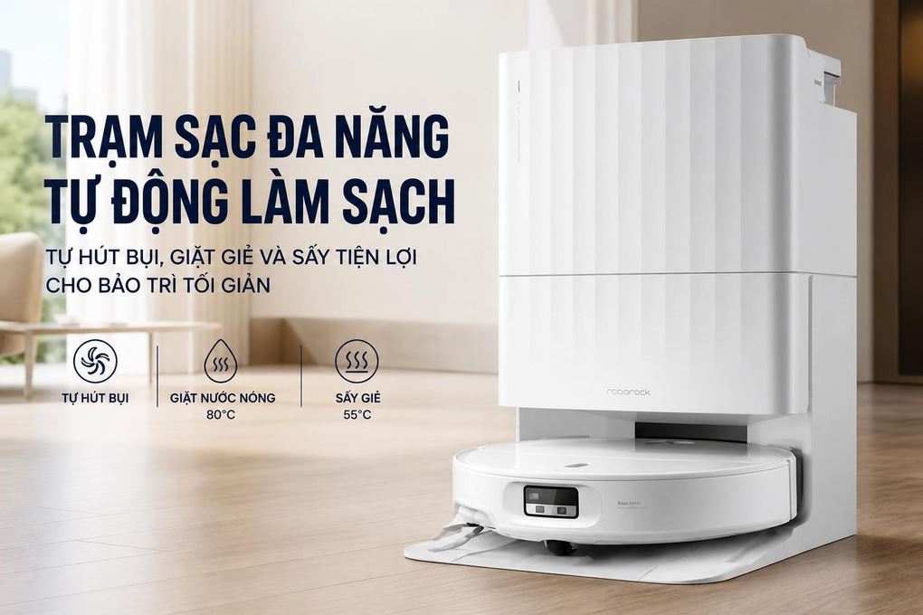 Bộ lọc HEPA, lưu trữ 4 bản đồ thông minh