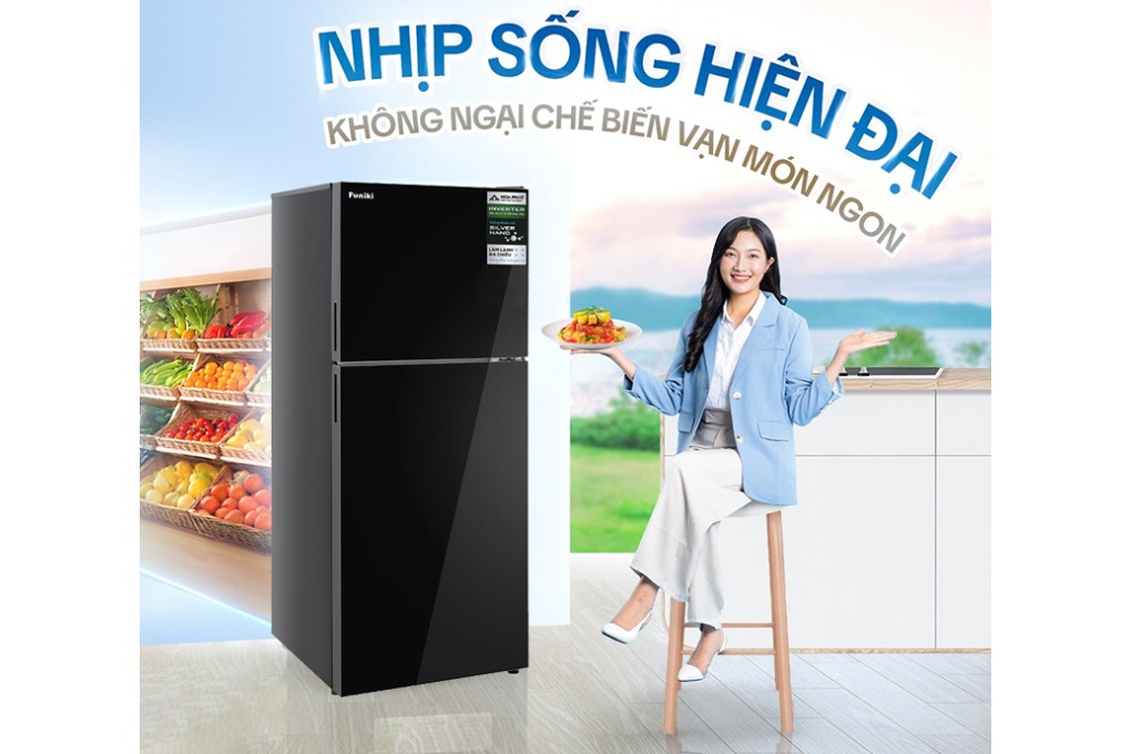 Tủ Lạnh Funiki Inverter 209 Lít HR-T8209GB