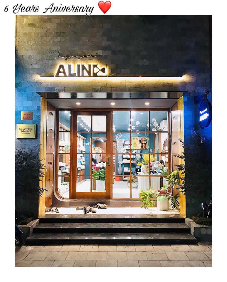 Gian hàng xinh xắn đầu tiên của Aline