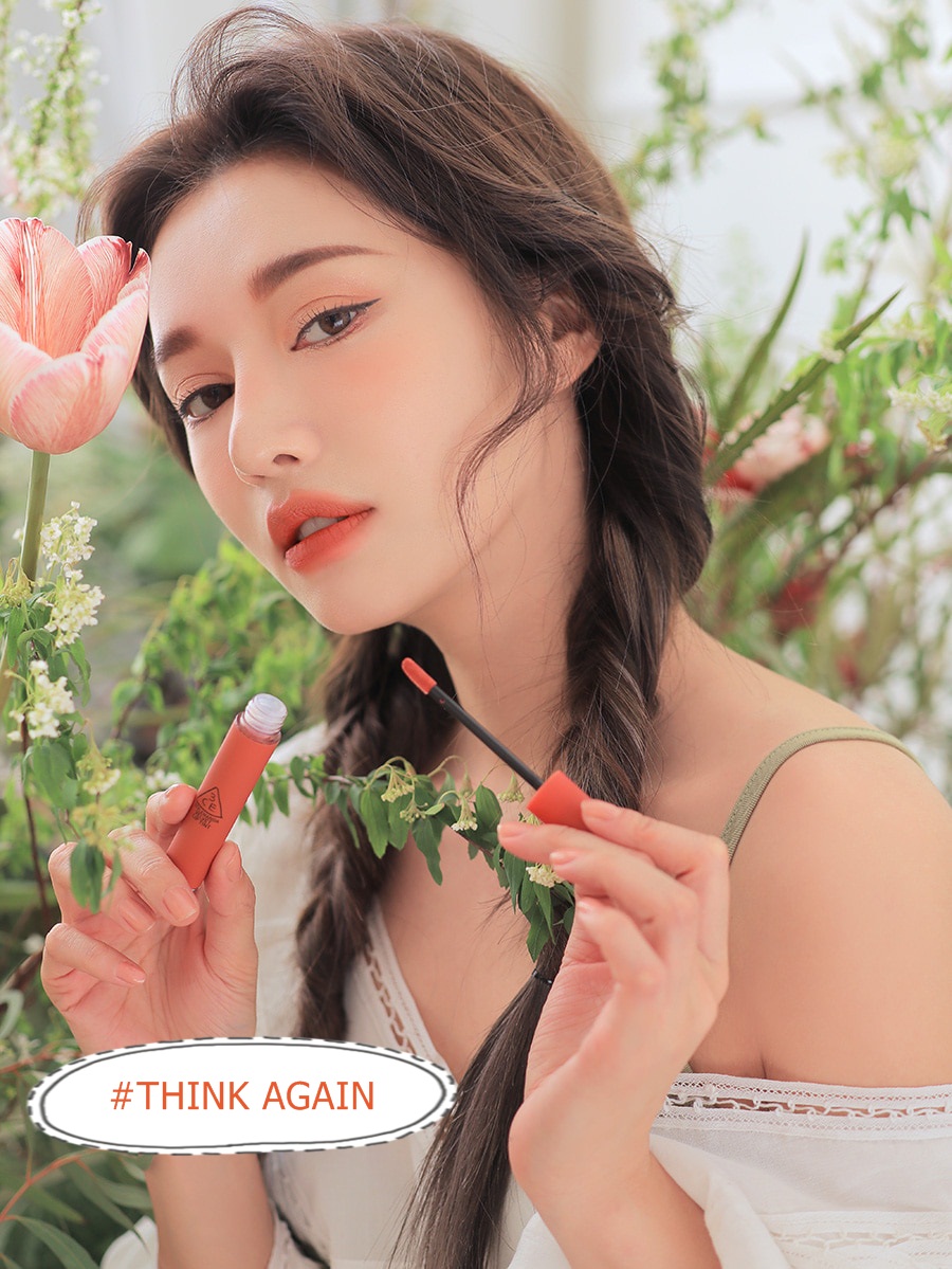 3CE son velvet lip tint màu Think Again