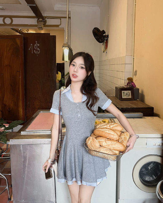 Đầm Kory Xám | Kooky House