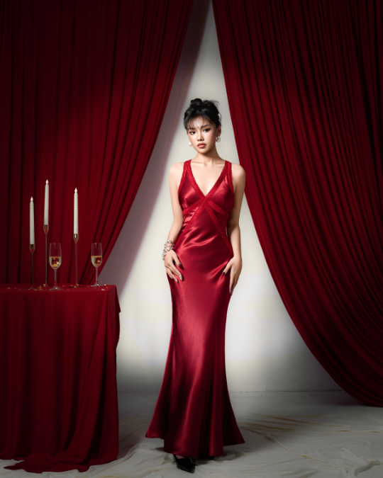 Đầm Olivia Đỏ - Ảnh 3 | Kooky House