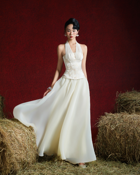 Áo Corset Viên Phúc Kem - Ảnh 7 | Kooky House