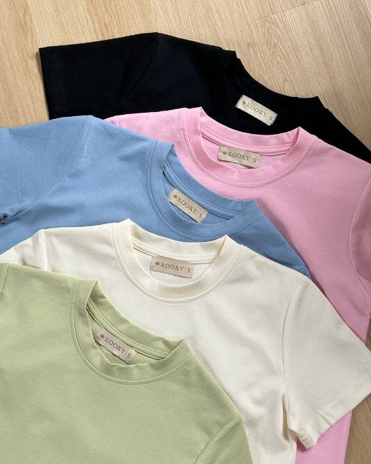 Áo Basic Tee Đen - Ảnh 2 | Kooky House