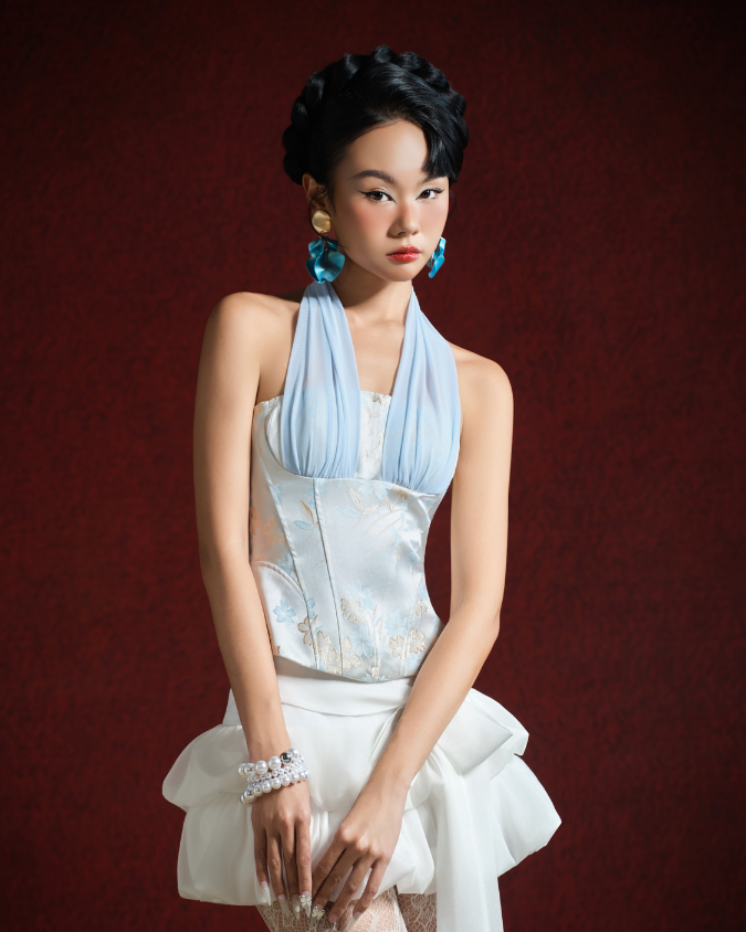 Áo Corset Viên Phúc Xanh - Ảnh 3 | Kooky House