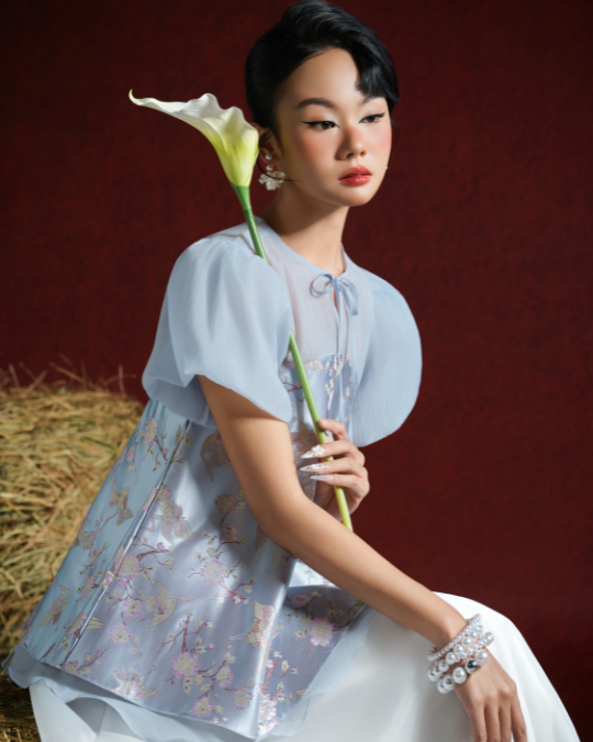 Áo Gấm Hỷ Lạc Xanh - Ảnh 6 | Kooky House
