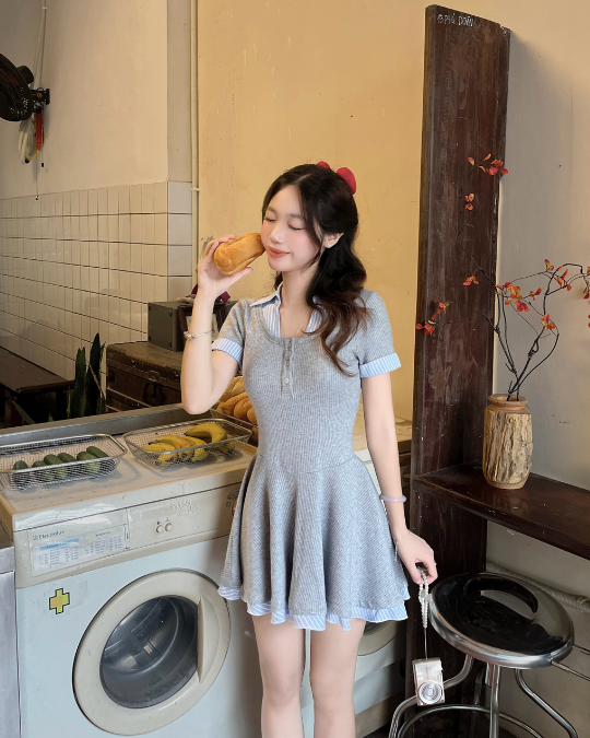 Đầm Kory Xám - Ảnh 6 | Kooky House