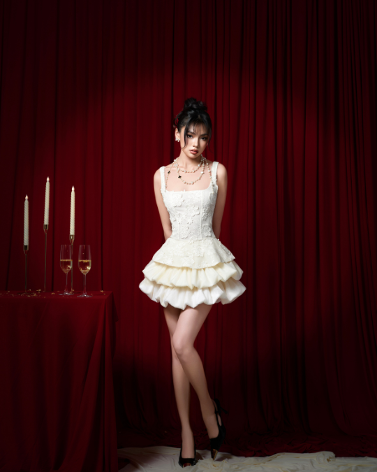 Đầm Clara Kem - Ảnh 2 | Kooky House