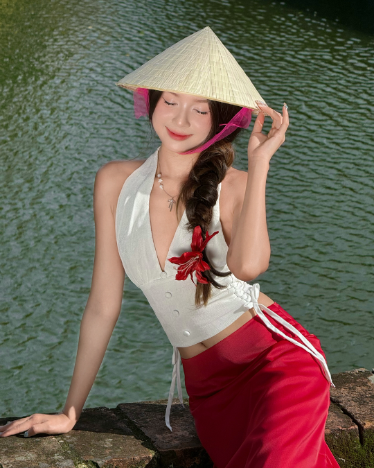 Váy Ella Đỏ - Ảnh 3 | Kooky House