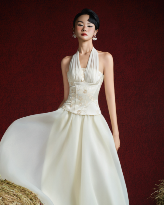 Áo Corset Viên Phúc Kem - Ảnh 2 | Kooky House