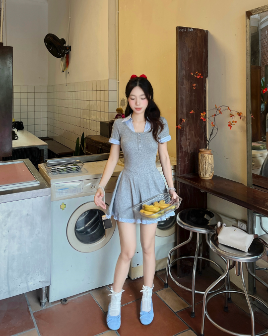 Đầm Kory Xám - Ảnh 9 | Kooky House