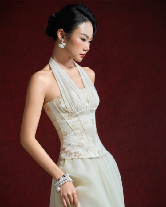 Áo Corset Viên Phúc Kem - Ảnh 5 | Kooky House