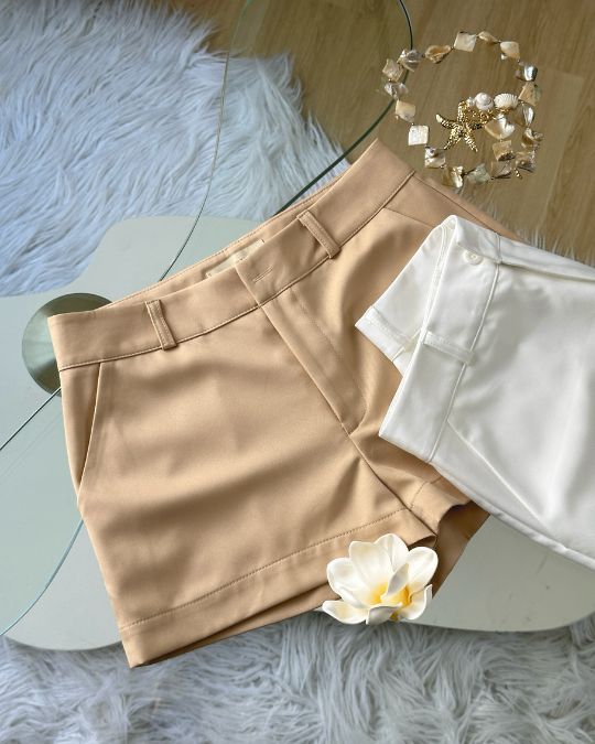 Quần Basic Shorts Trắng - Ảnh 5 | Kooky House