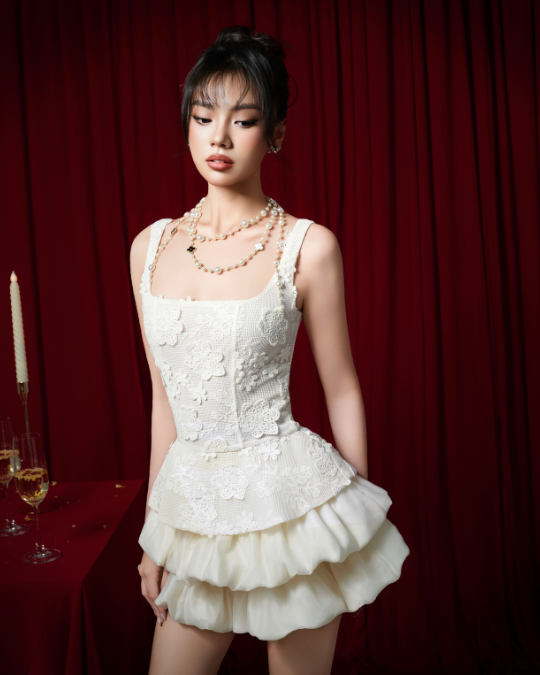 Đầm Clara Kem - Ảnh 3 | Kooky House