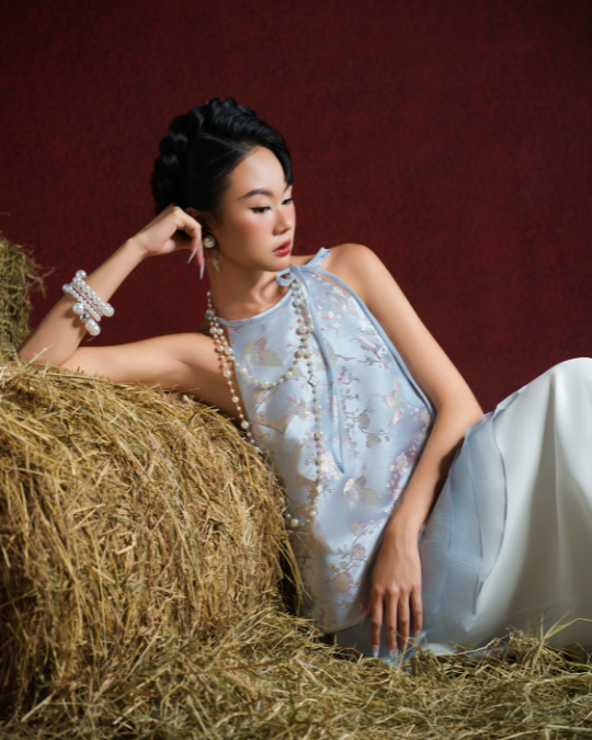 Áo Yếm Cát Tường Xanh - Ảnh 11 | Kooky House