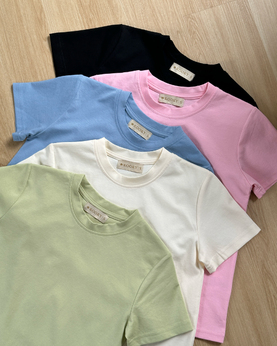 Áo Basic Tee Xanh Bơ | Kooky House