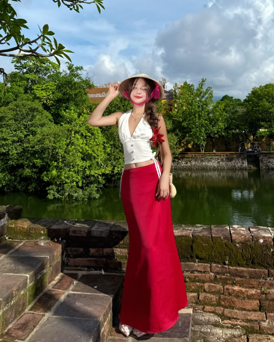 Váy Ella Đỏ - Ảnh 5 | Kooky House