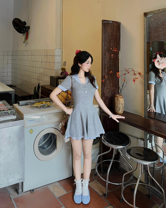 Đầm Kory Xám - Ảnh 5 | Kooky House