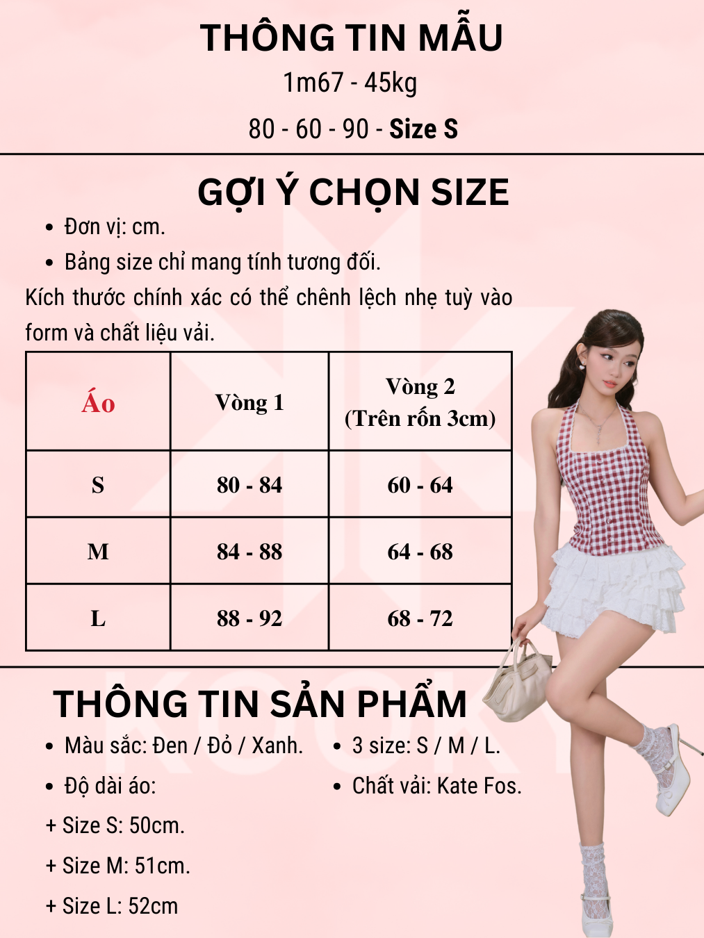Áo Kitta Caro Đỏ - Ảnh 6 | Kooky House
