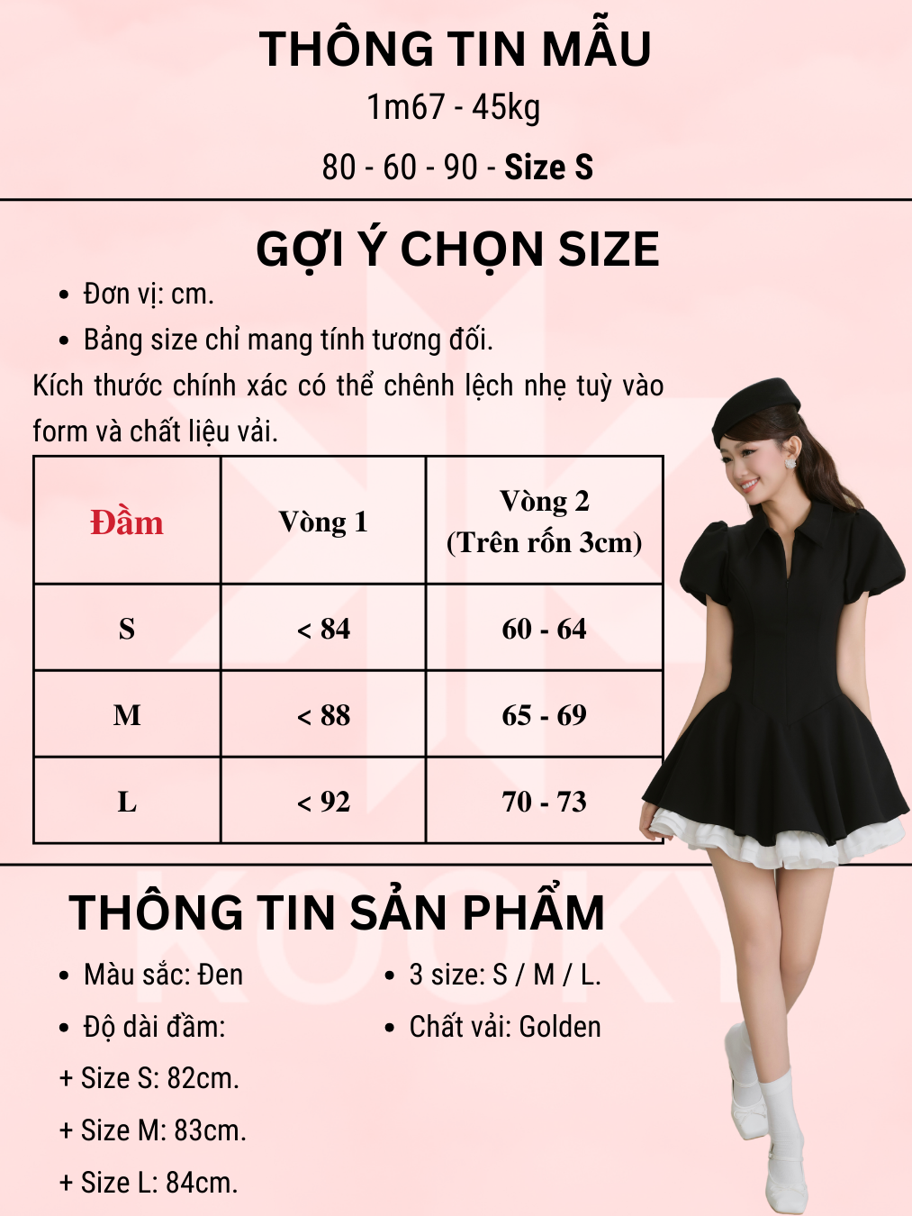 Đầm Linn Đen - Ảnh 9 | Kooky House