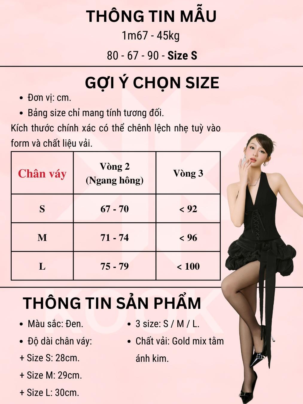 Váy Niki Đen - Ảnh 10 | Kooky House