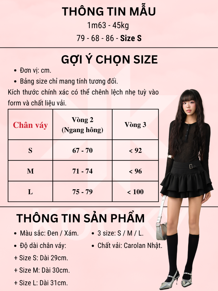 Váy Tabi Xám - Ảnh 8 | Kooky House