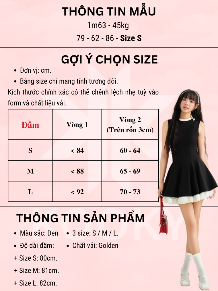 Đầm Tiara Đen - Ảnh 8 | Kooky House