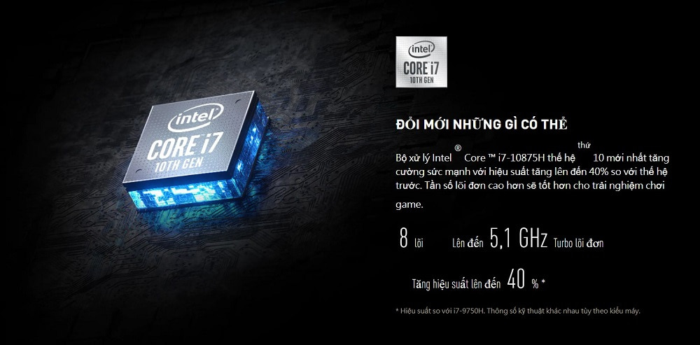 Hiệu năng đầy mạnh mẽ tăng lên đến 40% 