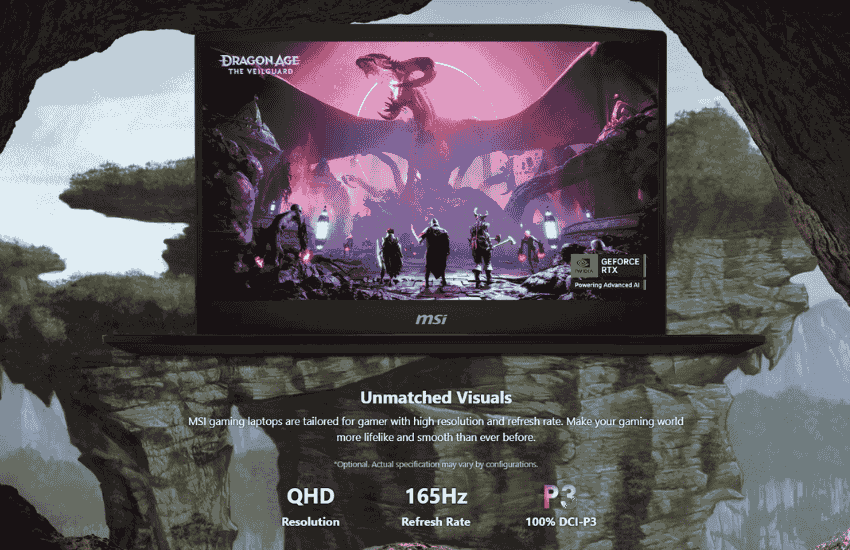 Màn hình sống động, sắc nét cho hình ảnh mượt mà