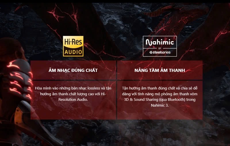 Công nghệ âm thanh của laptop MSI Katana 15