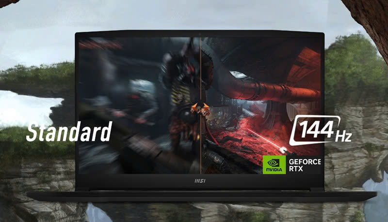 Màn hình của laptop MSI Katana 15