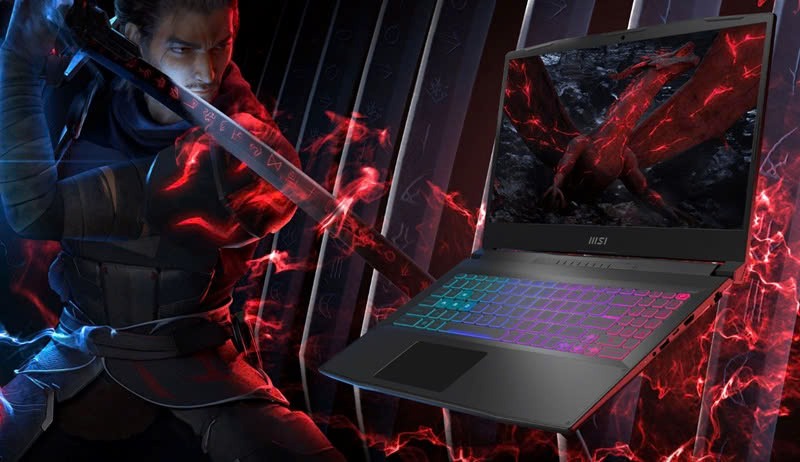 Thiết kế của laptop MSI Katana 15