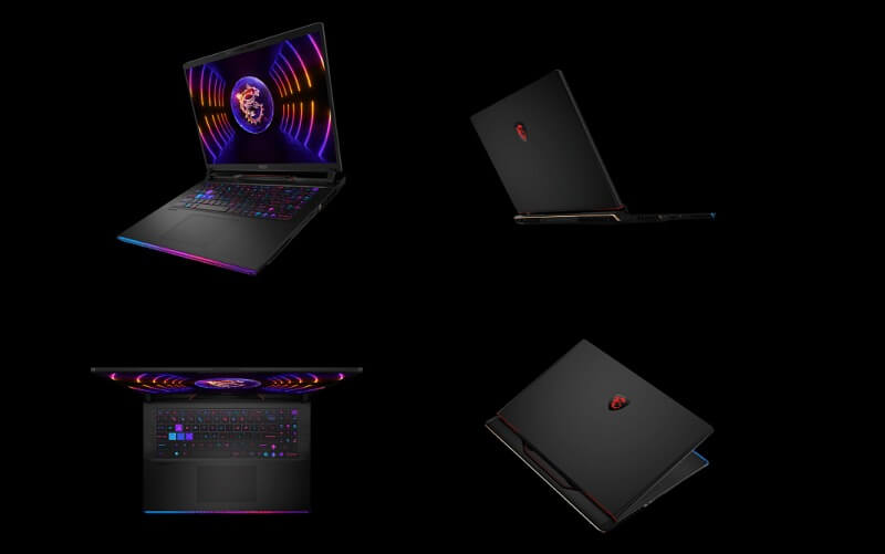 Thiết kế trên laptop MSI Raider GE78