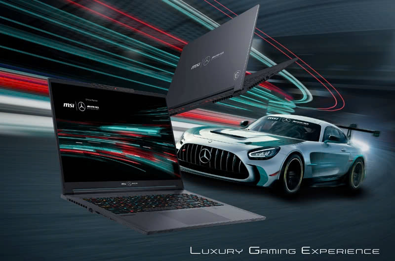 Thiết kế của laptop MSI Stealth 16 Mercedes AMG