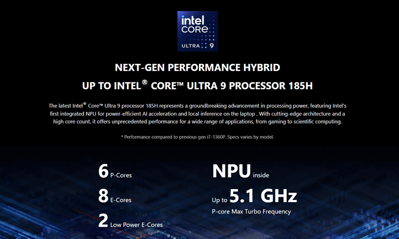 MSI Stealth 18 AI - Performance