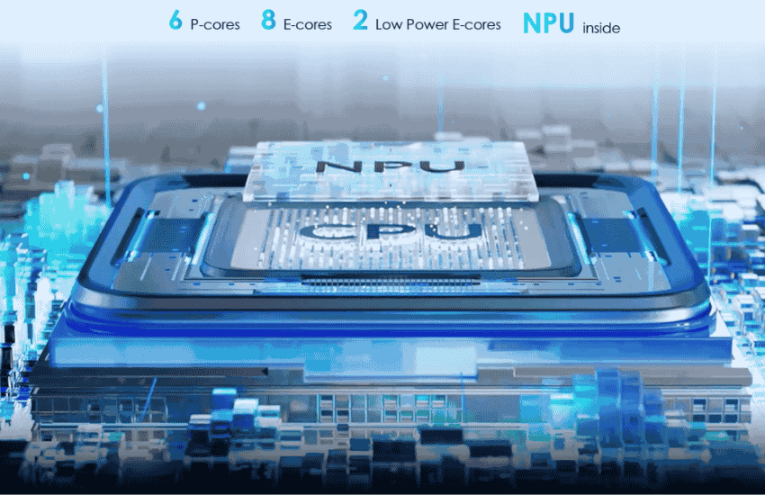 Hiệu năng mạnh mẽ nhờ CPU AI mới nhất