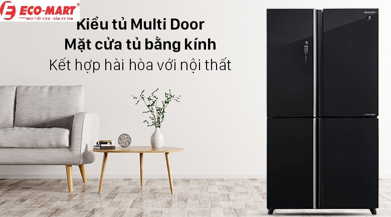 Tủ lạnh Sharp 572 lít SJ-FXP640VG-BK: Sự lựa chọn hoàn hảo cho gia đình đông thành viên