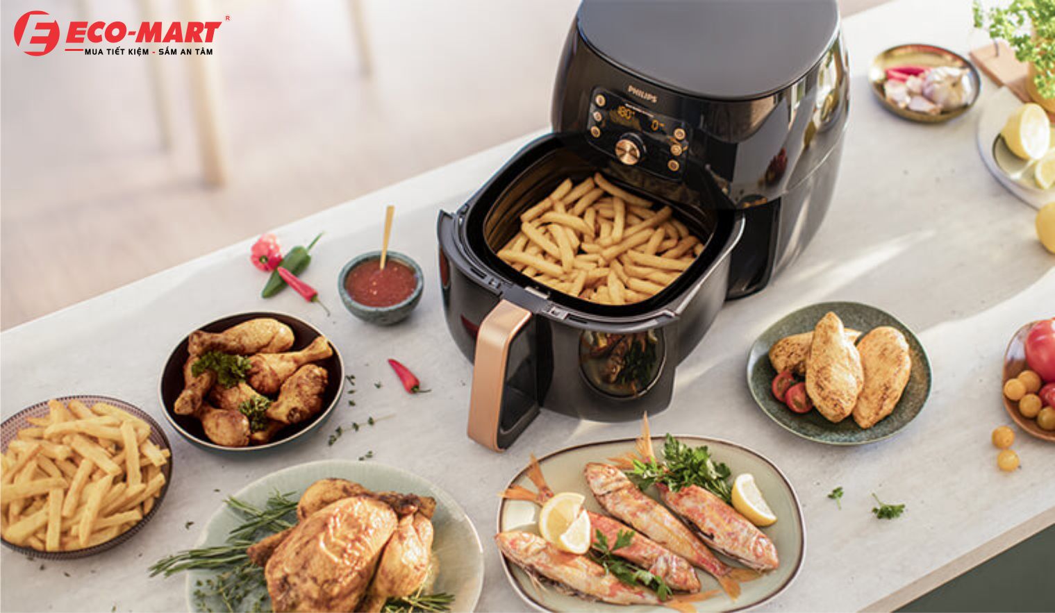 Bỏ túi ngay kinh nghiệm lựa chọn nồi chiên không dầu cho gia đình ít người