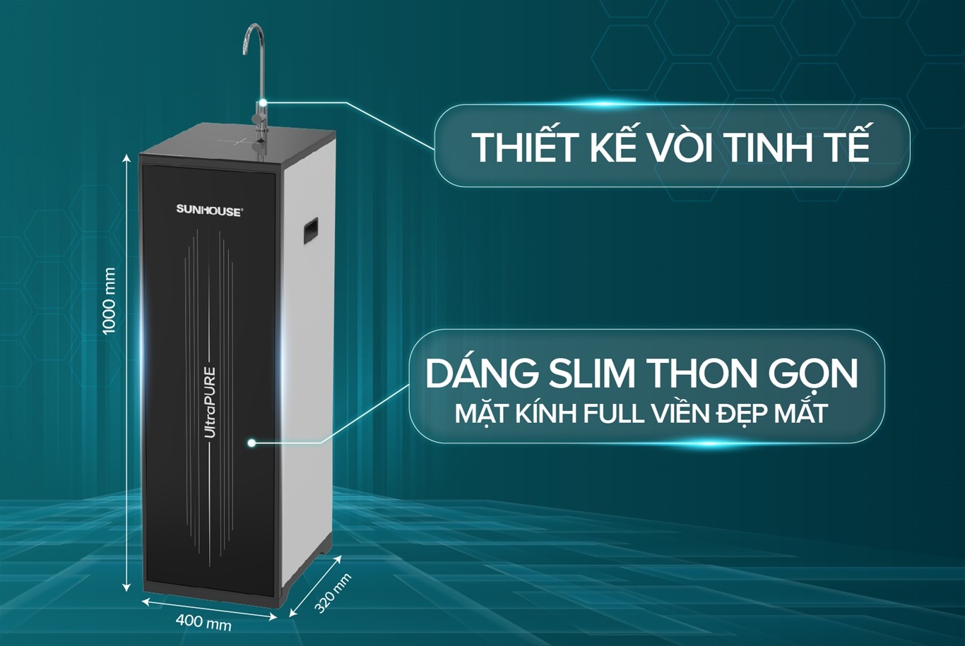 Đánh giá chi tiết máy lọc nước Sunhouse SHA8692K 10 cấp lọc