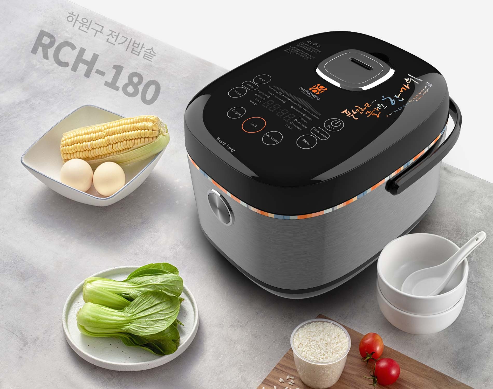 Đánh giá chi tiết nồi cơm điện tử Hawonkoo RCH-180-BA dung tích 1.8 lít