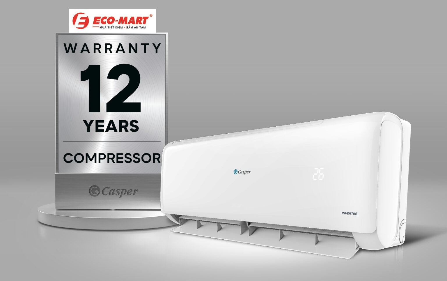 5 ưu điểm của dòng điều hòa Casper 9000btu TC-09IS36 giá rẻ