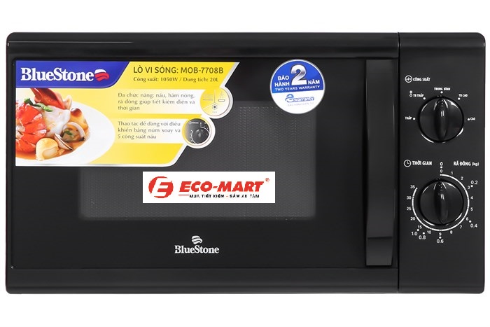 Lò vi sóng Bluestone MOB7708B 20 lít đơn giản bền đẹp dễ sử dụng