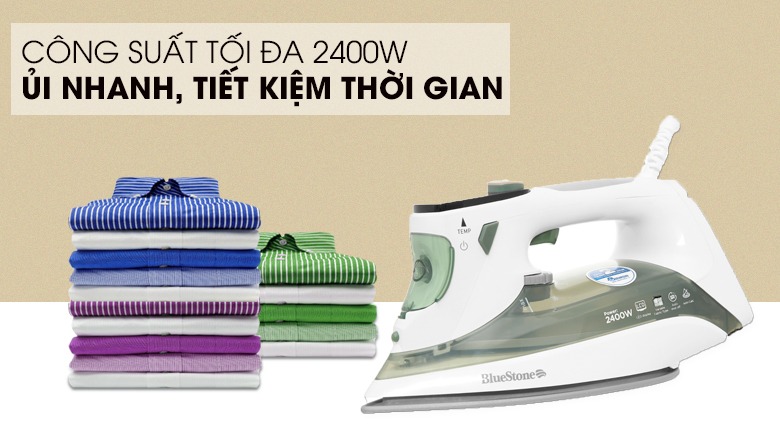 Đánh giá chi tiết bàn là hơi nước Bluestone SIB-3879