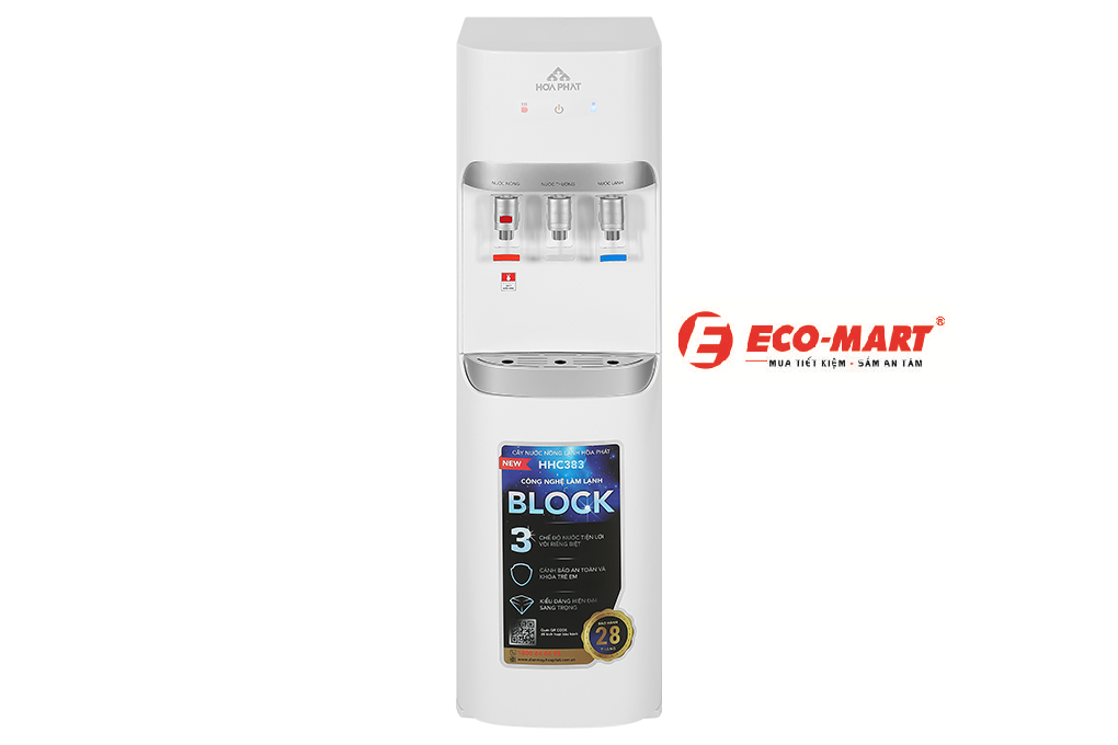 Đánh giá chi tiết cây nước nóng lạnh Hòa Phát HHC383 hút bình có gì nổi bật