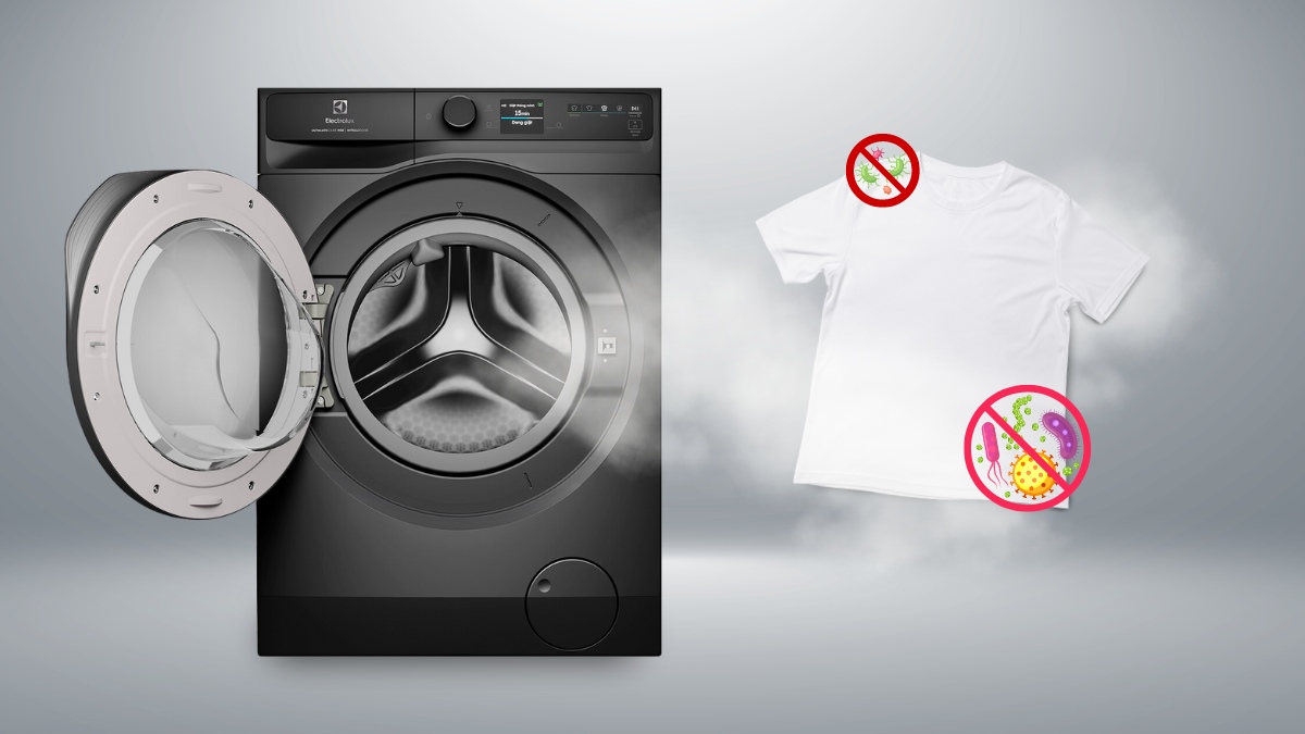 Cách cài đặt chế độ hẹn giờ giặt trên máy giặt EWF1142R9SC?