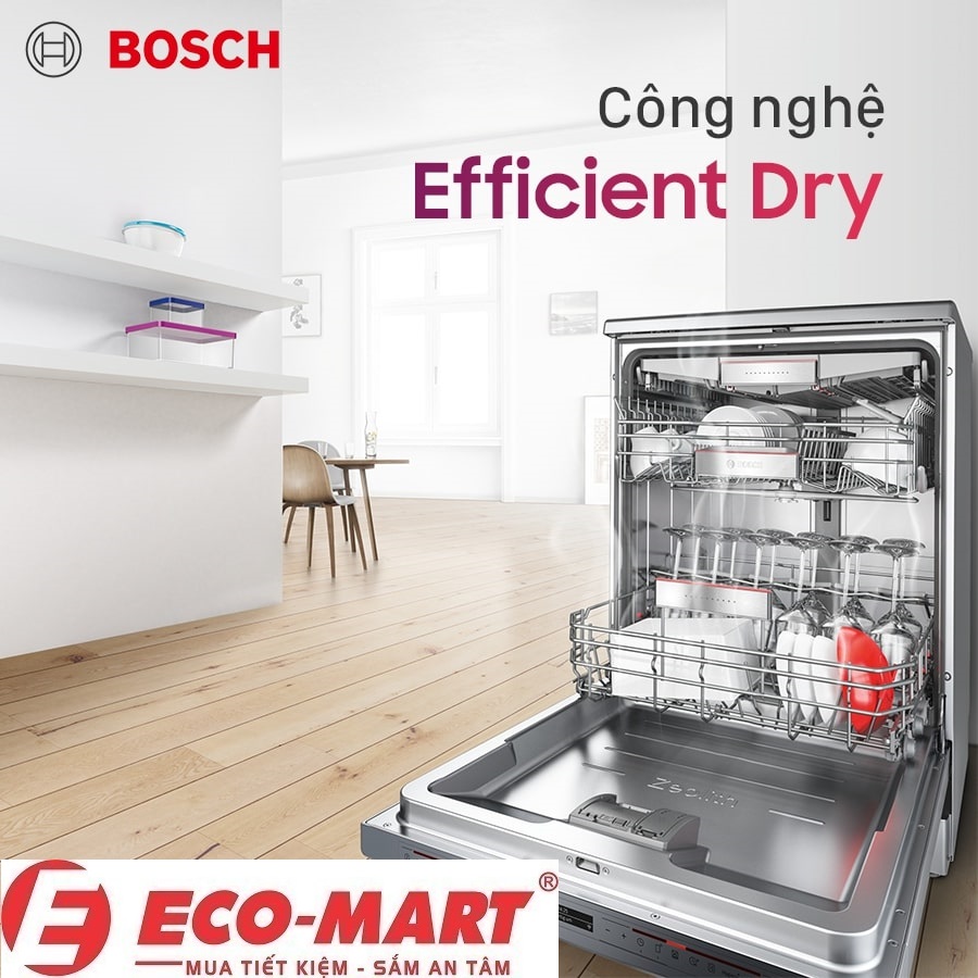 Tính Năng Hé Cửa EfficientDry Trên Máy Rửa Bát Bosch SMS4ECI14E Có Gì Đặc Biệt?
